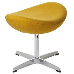 Podnóżek Jajo Premium kaszmir inspirowany Egg żółty B4