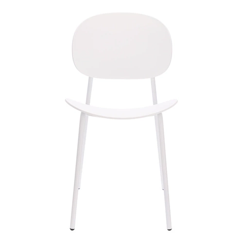 Zestaw 2 krzeseł Nube białe