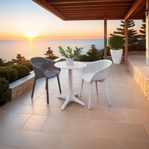 Krzesło Dacun białe