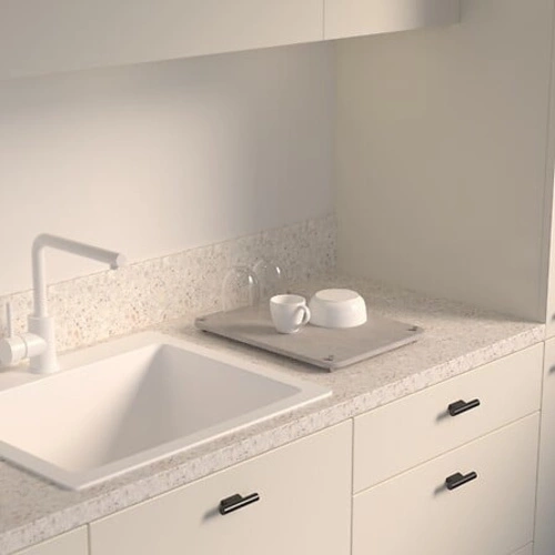 5five simply smart diatomitowa mata do suszenia naczyń szara 40x30 cm na blat kuchenny