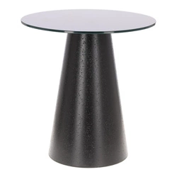 Stół Soleilo okrągły 60cm czarny