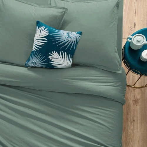 Poszewka na poduszkę 50 x 70 cm bawełna  zielona