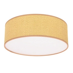 Lampa sufitowa SFONDO 2 38 cm biały 2x40W E27 abażur frappe