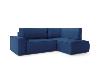 Narożnik Molde L prawy sztruks granatowy  Poso 5