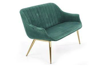 Sofa Dasco welwet zielona