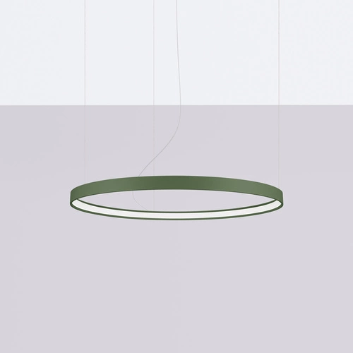 Żyrandol RIO 78 zielona oliwka LED 3000K