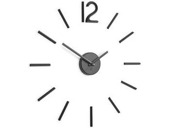 Zegar ścienny Blink czarny