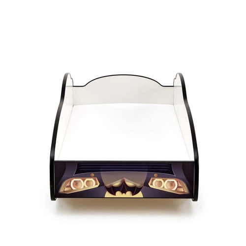 Łóżko dziecięce Batman Car szare