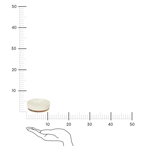 Mydelniczka Come efekt marmuru beżowa