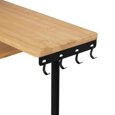 Półka narożna bambusowa 3-poziomowa do kuchni stojąca loftowa 5five simply smart