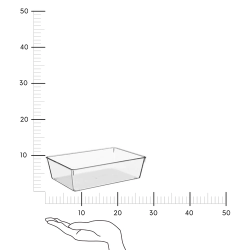 Pudełko do przechowywania Galia transparentne