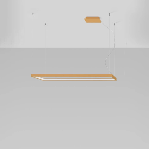 Żyrandol LED Tuula L złoty nowoczesny do salonu loftowy regulowany 150 cm