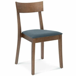 Krzesło drewniane Fameg Chili tapicerowane do jadalni personalizowane nowoczesny design