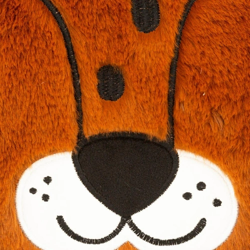 Poduszka dekoracyjna dla dziecka Pantera okrągła miękka nowoczesna Atmosphera 30x30 cm