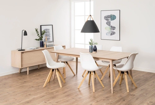 Stół rozkładany do jadalni Century Actona dąb naturalny nowoczesny drewniany blat 200 cm