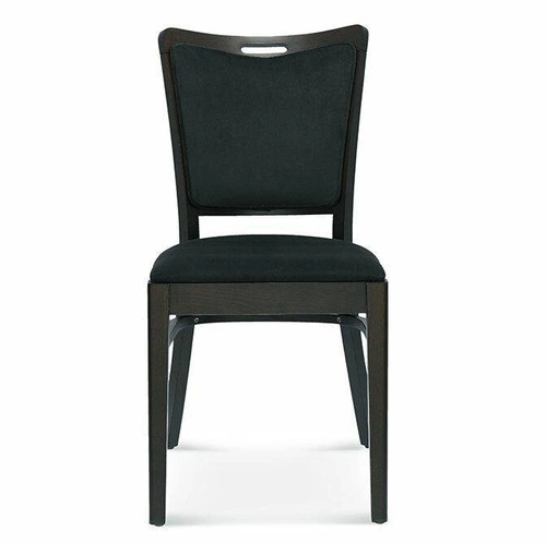 Krzesło tapicerowane Fameg Comfy do jadalni i salonu z drewna bukowego personalizowane