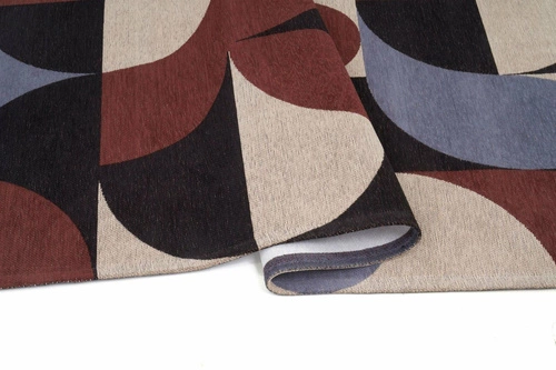 Dywan do salonu nowoczesny Deco Blue Copper 200x300 glamour łatwoczyszczący antypoślizgowy