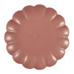 Talerz deserowy Iris 20,5cm różowy