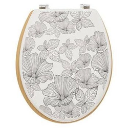 Deska sedesowa Blackflora z duroplastu do łazienki nowoczesna