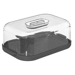 Pudełko na ser Fresh Eat plastikowe szare