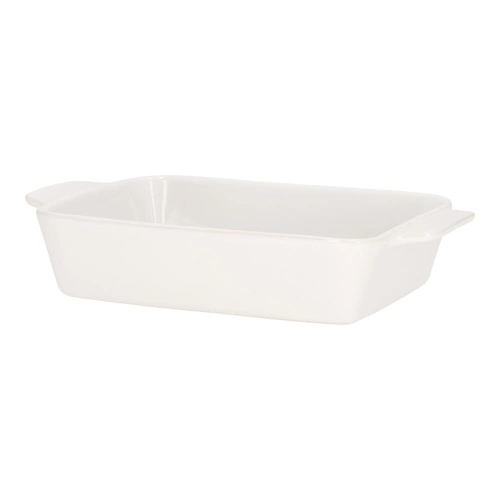 Naczynie do zapiekania Mazzoni 31cm       białe z rączkami