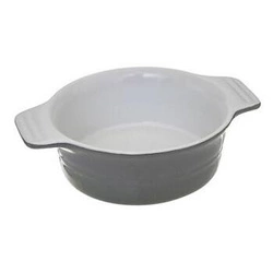 Naczynie gliniane okrągłe szare