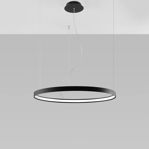 Żyrandol LED RIO 78 czarny nowoczesny industrialny do salonu i jadalni 3000K Thoro