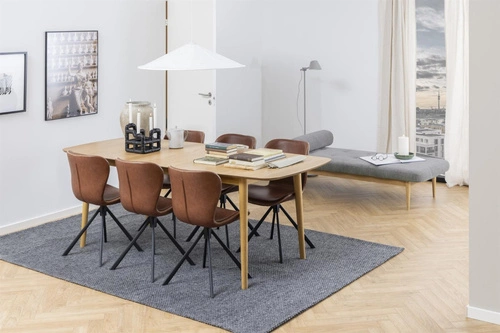 Stół rozkładany Montreux dąb naturalny nowoczesny do jadalni i kuchni 180-219x90 cm Actona