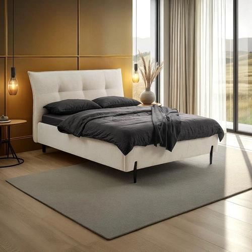 Łóżko Biscuit 180x200cm beżowe jasne Cosy 2 GR2