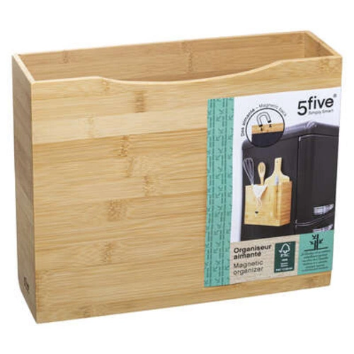 Magnetyczny organizer bambusowy