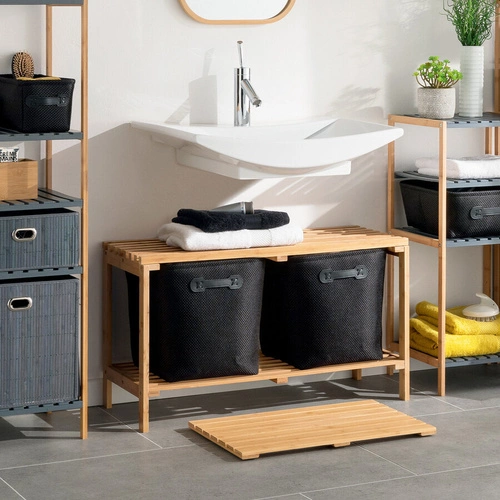 Łazienkowa kratka/ podkładka 53x36 cm bambusowa