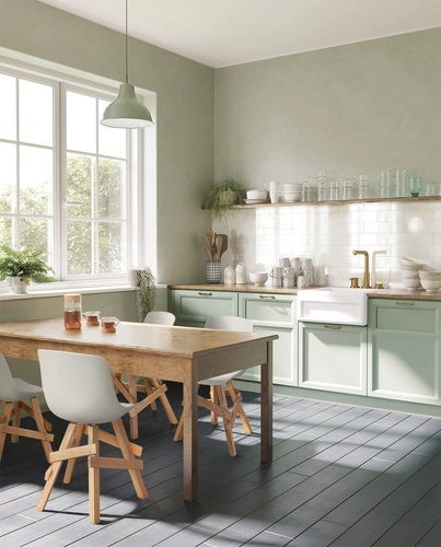 Krzesło do jadalni i kuchni Rail Intesi szare nowoczesne drewniane nogi skandynawskie