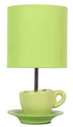 Lampa stołowa Cynka 1x60W E27 pistacjowy