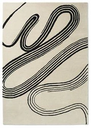 Dywan nowoczesny wełniany Decor Flow Sand 160x230 do salonu i sypialni łatwoczyszczący