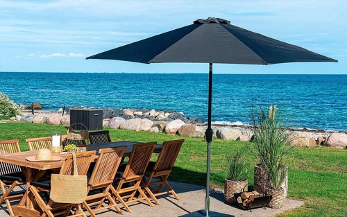 Parasol ogrodowy Houston czarny