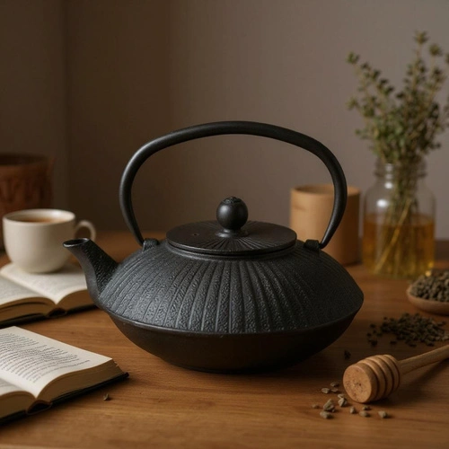 Imbryk żeliwny czarny 800 ml Garden 5five simply smart do parzenia herbaty w stylu vintage