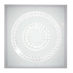 Plafon LED kwadratowy Lux 29x29 satyna nowoczesny do salonu i kuchni CANDELLUX