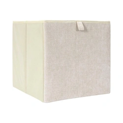 Intesi Emilia pudełko materiałowe 30x30 do regału i garderoby beżowe