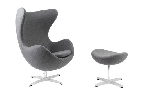 Podnóżek Jajo kaszmir inspirowany Egg szary 42