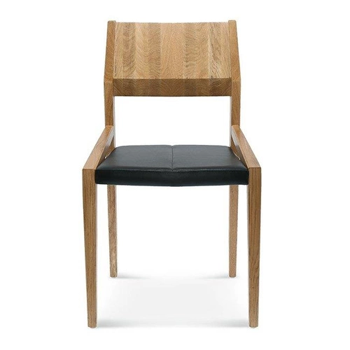 Krzesło drewniane Arcos Fameg do jadalni tapicerowane z podłokietnikami nowoczesne personalizowane