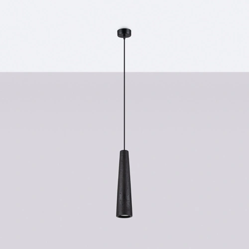 Lampa wisząca ELECTRA czarna beton