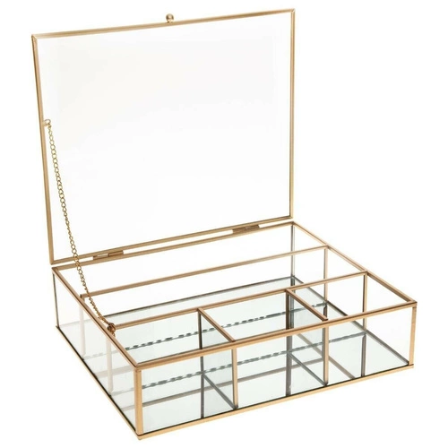 Szkatułka szklana Mood 27x22cm