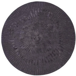 Dywan okrągły nowoczesny Radius Grey 250 cm do salonu i sypialni wełniany ręcznie tkany Carpet Decor