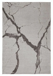 Dywan nowoczesny Statuario Light Gray 200x300 do salonu łatwoczyszczący glamour marmur