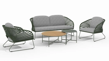 Zestaw ogrodowy Novella szary