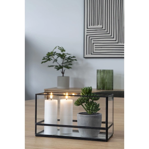 Świecznik Hurricane średni czarny