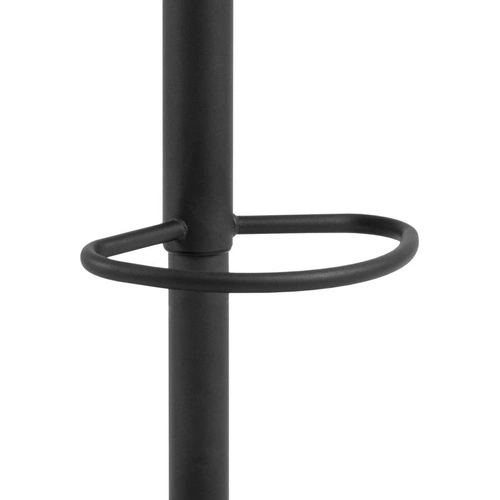 Hoker Flynn nowoczesny tapicerowany z oparciem regulowany obrotowy szary ciemny do kuchni Actona