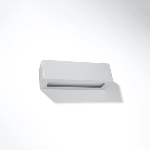 Kinkiet ścienny ceramiczny Vega szary nowoczesny do salonu i sypialni Sollux Lighting