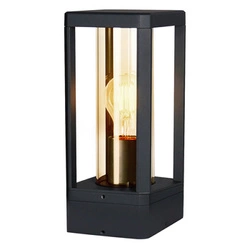 Lampa ogrodowa stojąca Cissus lampa ogrodowa stojąca 12x24cm czarny 1x60W E27 IP54