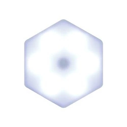 Zestaw 6 lampek ściennych Hexagonal